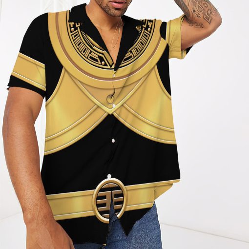 Gearhumans 3D Power Ranger Zeo Gold Hawaii Shirt