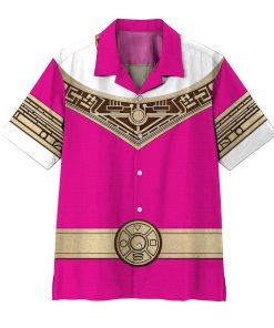Gearhumans 3D Power Ranger Zeo Pink Hawaii Shirt