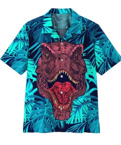 Gearhumans 3D Dinosaur Hawaii Shirt