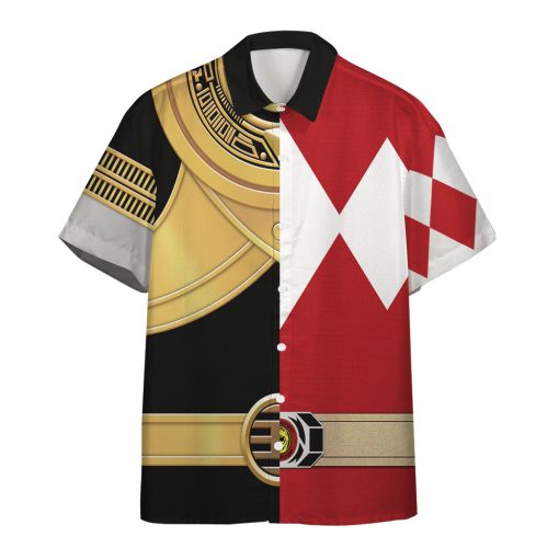 Gearhumans 3D Power Ranger Jason Lee Scott Hawaii Shirt