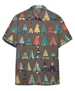 Gearhumans 3D American Native Tents Hawaii Shirt