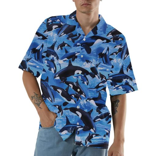 Gearhumans 3D Dolphins Hawaii Shirt - Image 3