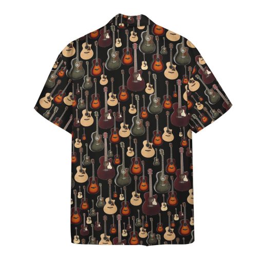 Gearhumans 3D Acoustic Guitar Hawaii Shirt 2 Gearhumans 3D Acoustic Guitar Hawaii Shirt - Image 2