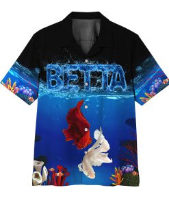 Gearhumans 3D Betta Fish Hawaii Shirt