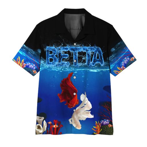 Gearhumans 3D Betta Fish Hawaii Shirt 9 Gearhumans 3D Betta Fish Hawaii Shirt