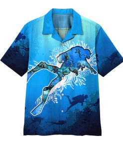 Gearhumans 3D Scuba Diving Hawaii Shirt