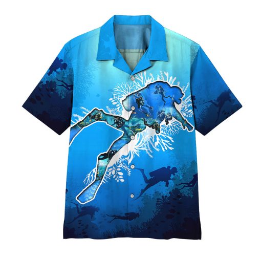 Gearhumans 3D Scuba Diving Hawaii Shirt