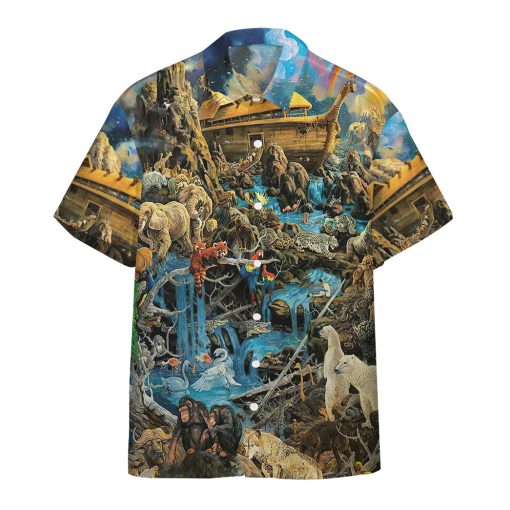 Gearhumans 3D Noah Animals Hawaii Shirt
