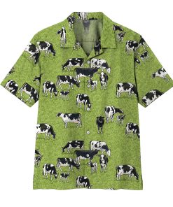 Gearhumans 3D Dairy Cow Hawaii Shirt