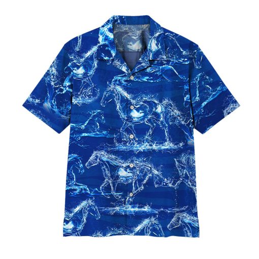 Gearhumans 3D Water Horse Hawaii Shirt