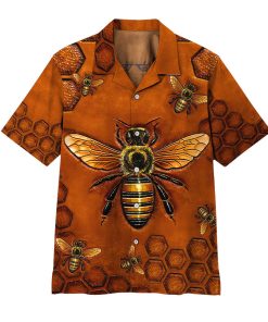 Gearhumans 3D Bee Hawaii Shirt