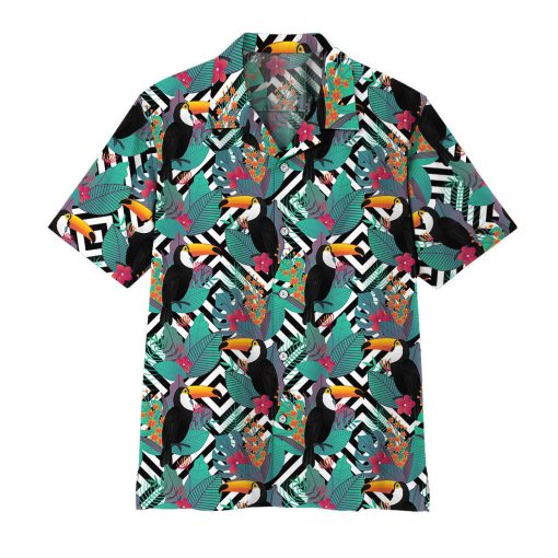 Gearhumans 3D Toco Toucan Hawaii Shirt