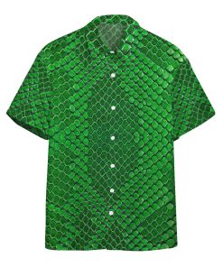 Gearhumans 3D Green Snake Hawaii Shirt