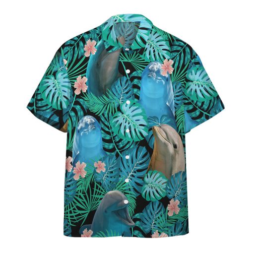 Gearhumans 3D Dolphins Hawaii Shirt