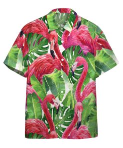 Gearhumans 3D Flamingo Hawaii Shirt