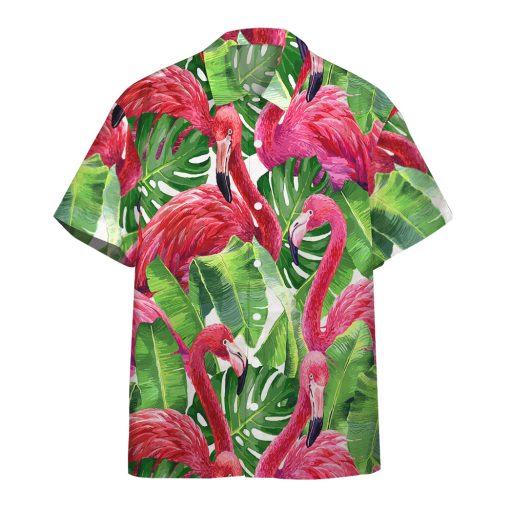 Gearhumans 3D Flamingo Hawaii Shirt