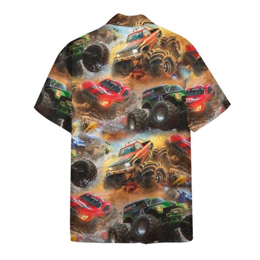 Gearhumans 3D Monster Truck Hawaii Shirt 2 Gearhumans 3D Monster Truck Hawaii Shirt - Image 2