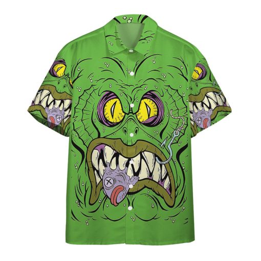 Gearhumans 3D Gruesome Gillman Custom Hawaii Shirt