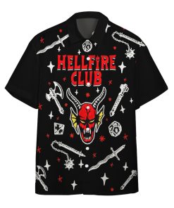 Gearhumans 3D ST HellFire Club Custom Hawaii Shirt