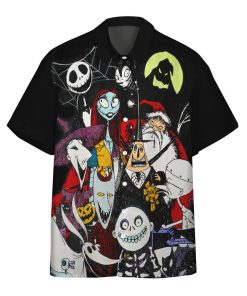 Gearhumans 3D Nightmare Before Christmas Custom Hawaii Shirt