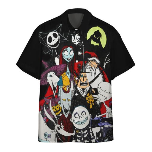 Gearhumans 3D Nightmare Before Christmas Custom Hawaii Shirt