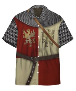 Gearhumans 3D Polish Knight Custom Short Sleeve Shirt
