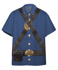 Gearhumans 3D Union Infantry Uniform in Civil War Custom Short Sleeve Shirt