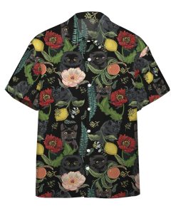Gearhumans 3D Do You See Black Cats Custom Hawaii Shirt