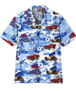 Gearhumans 3D Dirt Track Racing Hawaii Shirt