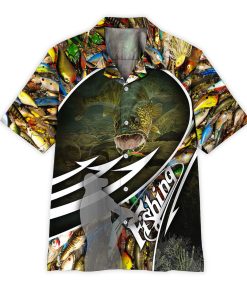 Gearhumans 3D Walleye Fishing Hawaii Shirt