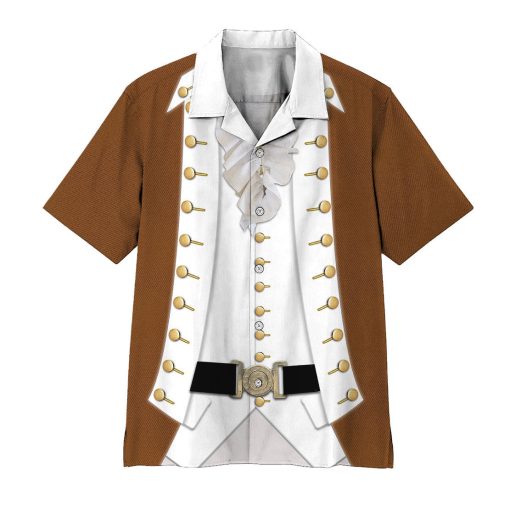 Gearhumans 3D Cosplay Alexander Hamilton Custom Hawaii Shirt