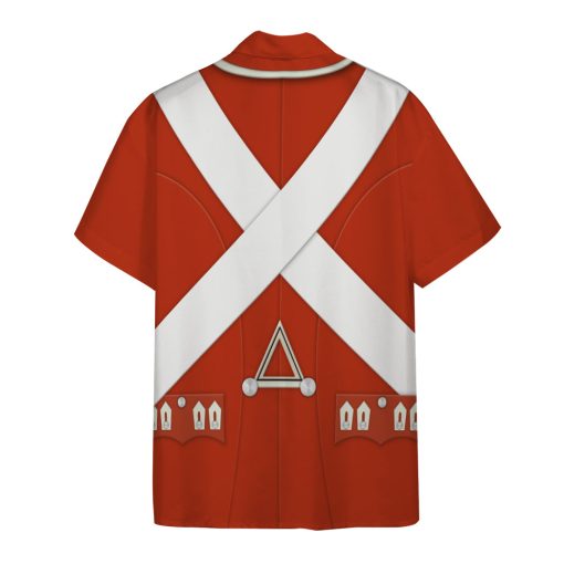 Gearhumans 3D Custom British Army Redcoats Hawaii Shirt - Image 2