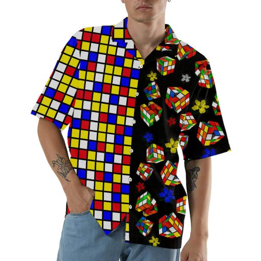 Gearhumans 3D Rubik Hawaii shirt - Image 3