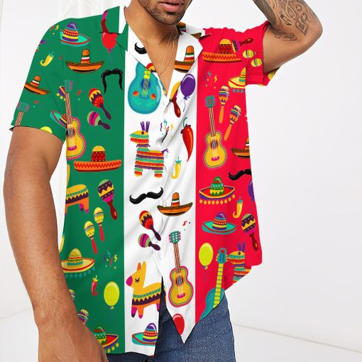 Gearhumans 3D Cinco De Mayo Hawaii shirt - Image 4