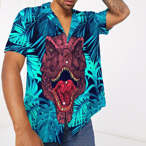 Gearhumans 3D Dinosaur Hawaii Shirt - Image 3