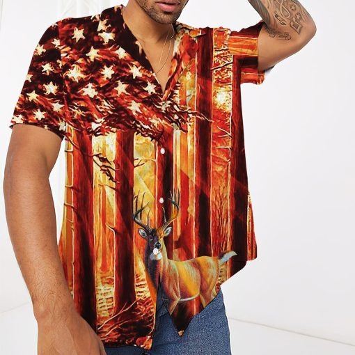 Gearhumans 3D Deer Hunting Hawaii Shirt - Image 3
