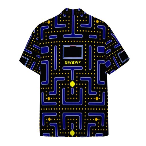 Gearhumans 3D Pacman Gameplay Hawaii Shirt - Image 2