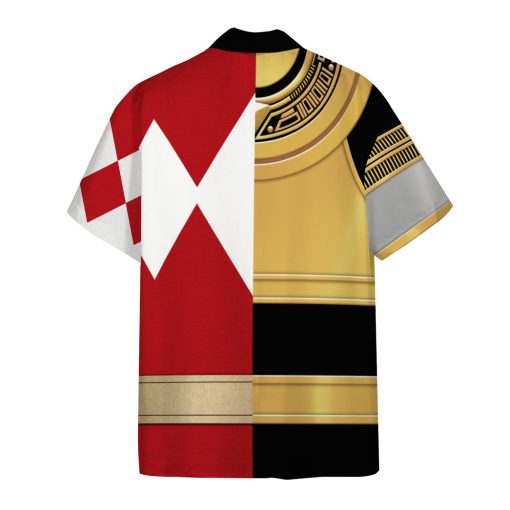 Gearhumans 3D Power Ranger Jason Lee Scott Hawaii Shirt