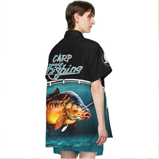 Gearhumans 3D Carp Fishing Hawaii Shirt