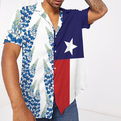 Gearhumans 3D Texas Bluebonnets Hawaii Shirt