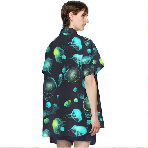 Gearhumans Glowing Jellyfish Hawaii Shirt - Image 5