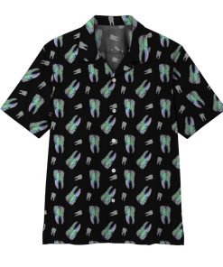 Gearhumans 3D Teeth Hawaii Shirt