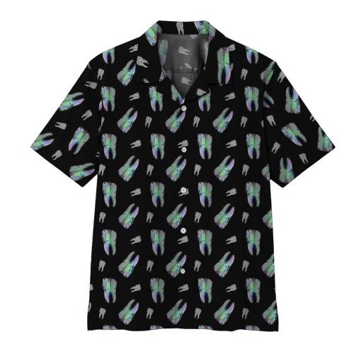 Gearhumans 3D Teeth Hawaii Shirt