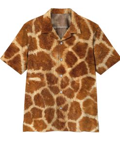Gearhumans 3D Giraffe Hawaii Shirt