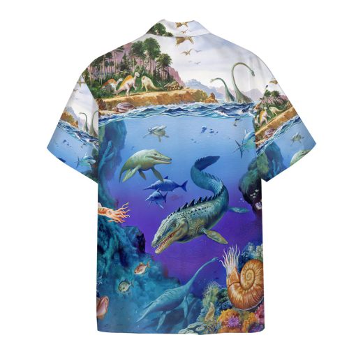 Gearhumans 3D Dinosaurs Population Hawaii Shirt - Image 2