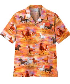 Gearhumans 3D Horse Hawaii Shirt