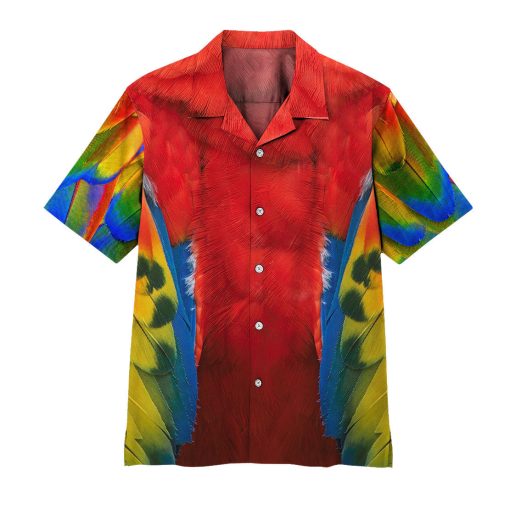 Gearhumans 3D Parrot Hawaii Shirt