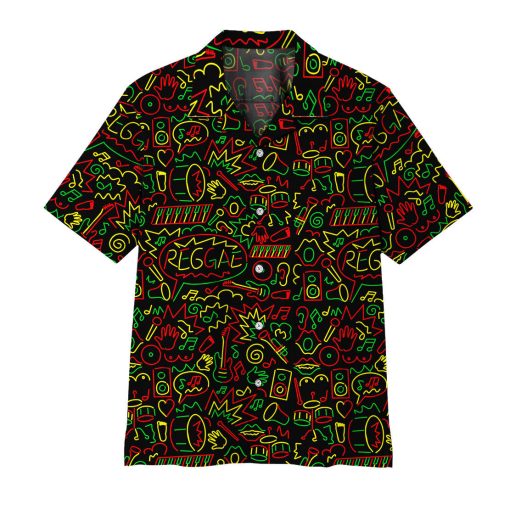 Gearhumans 3D Reggae Hawaii Shirt