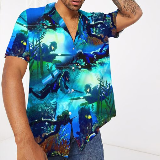 Gearhumans 3D Spearfishing Hawaii Shirt