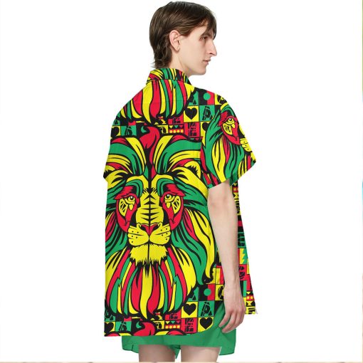 Gearhumans 3D Reggae Music Celebration Hawaii Shirt - Image 4